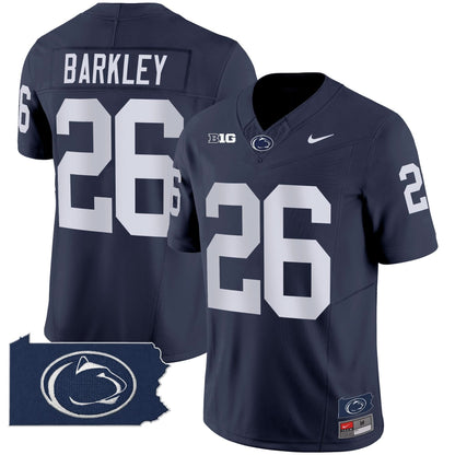 Penn State Nittany Lions 2024 Home Patch Vapor Limited Jersey - All Stitched