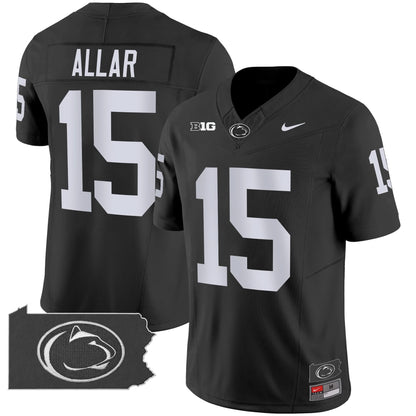 Penn State Nittany Lions 2024 Home Patch Vapor Limited Jersey - All Stitched