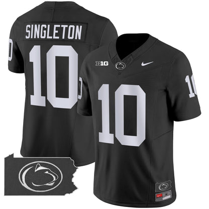 Penn State Nittany Lions 2024 Home Patch Vapor Limited Jersey - All Stitched