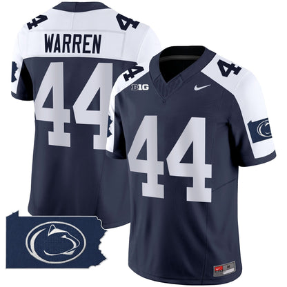 Penn State Nittany Lions 2024 Home Patch Vapor Limited Jersey - All Stitched