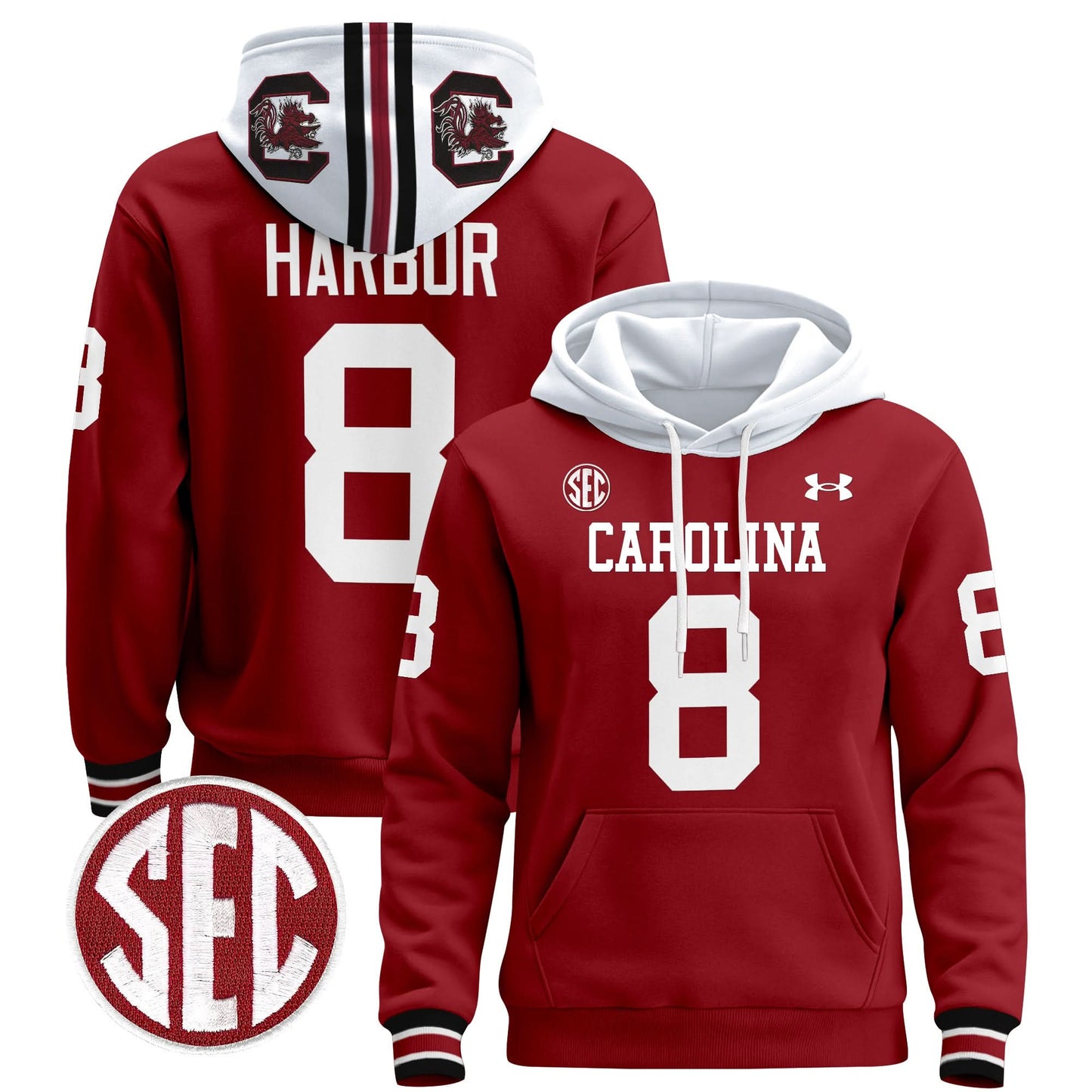 South Carolina Gamecocks 1980 Throwback Pullover Hoodie - All Stitched
