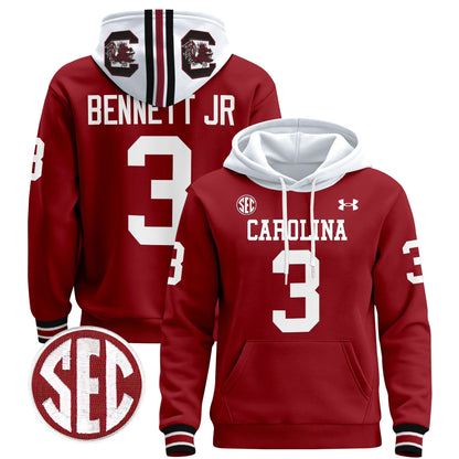 South Carolina Gamecocks 1980 Throwback Pullover Hoodie - All Stitched