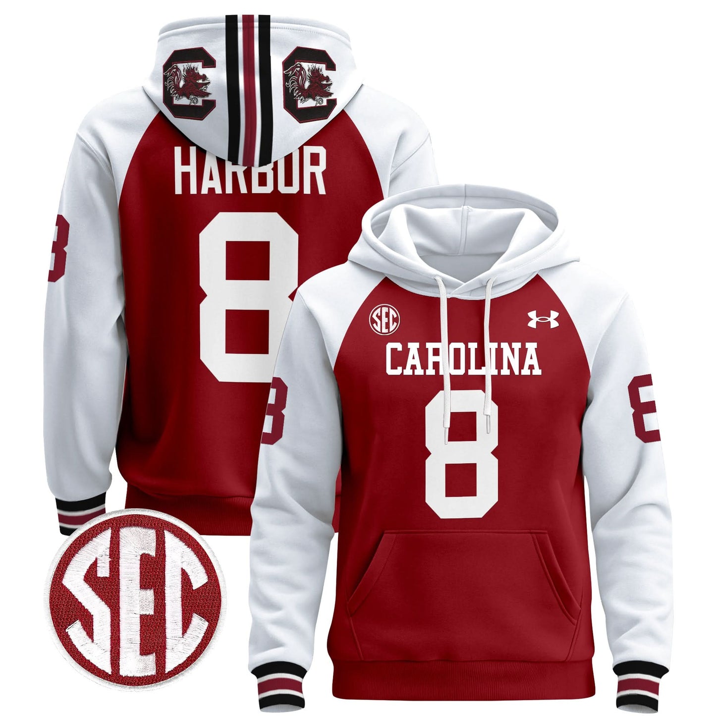 South Carolina Gamecocks 1980 Throwback Pullover Hoodie - All Stitched