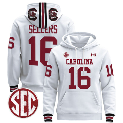 South Carolina Gamecocks 1980 Throwback Pullover Hoodie - All Stitched