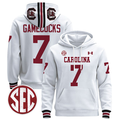 South Carolina Gamecocks 1980 Throwback Pullover Hoodie - All Stitched