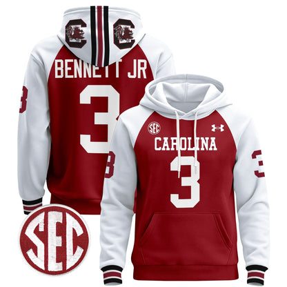 South Carolina Gamecocks 1980 Throwback Pullover Hoodie - All Stitched