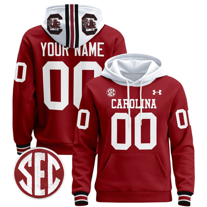 South Carolina Gamecocks 1980 Throwback Custom Pullover Hoodie