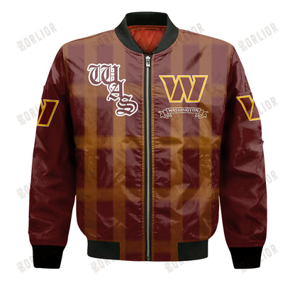 Washington Commanders Football Team 2024 - 25 Unforgettable Memories Bomber Jacket
