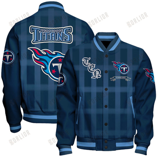 Tennessee Titans Football Team 2024 - 25 Unforgettable Memories Unisex Varsity Jacket