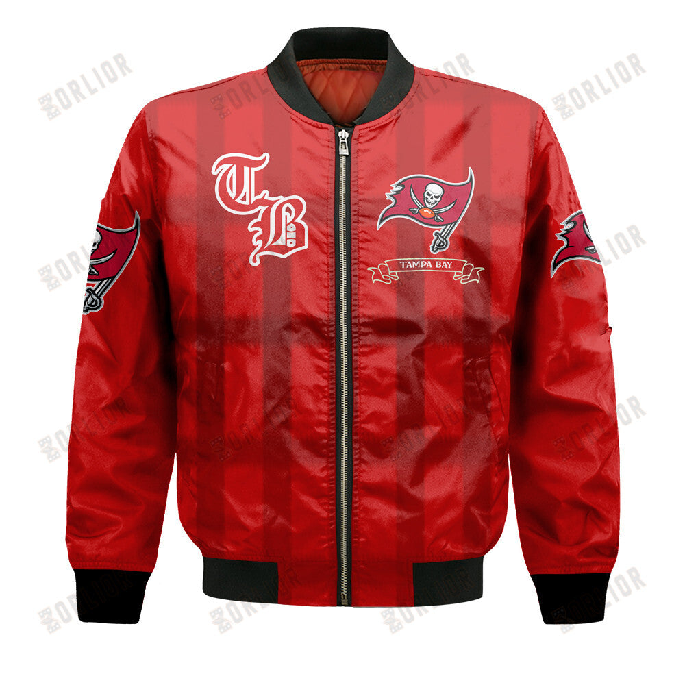 Tampa Bay Buccaneers Football Team 2024 - 25 Unforgettable Memories Bomber Jacket