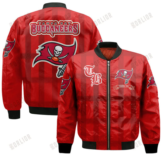 Tampa Bay Buccaneers Football Team 2024 - 25 Unforgettable Memories Bomber Jacket