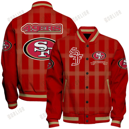 San Francisco 49ers Football Team 2024 - 25 Unforgettable Memories Unisex Varsity Jacket