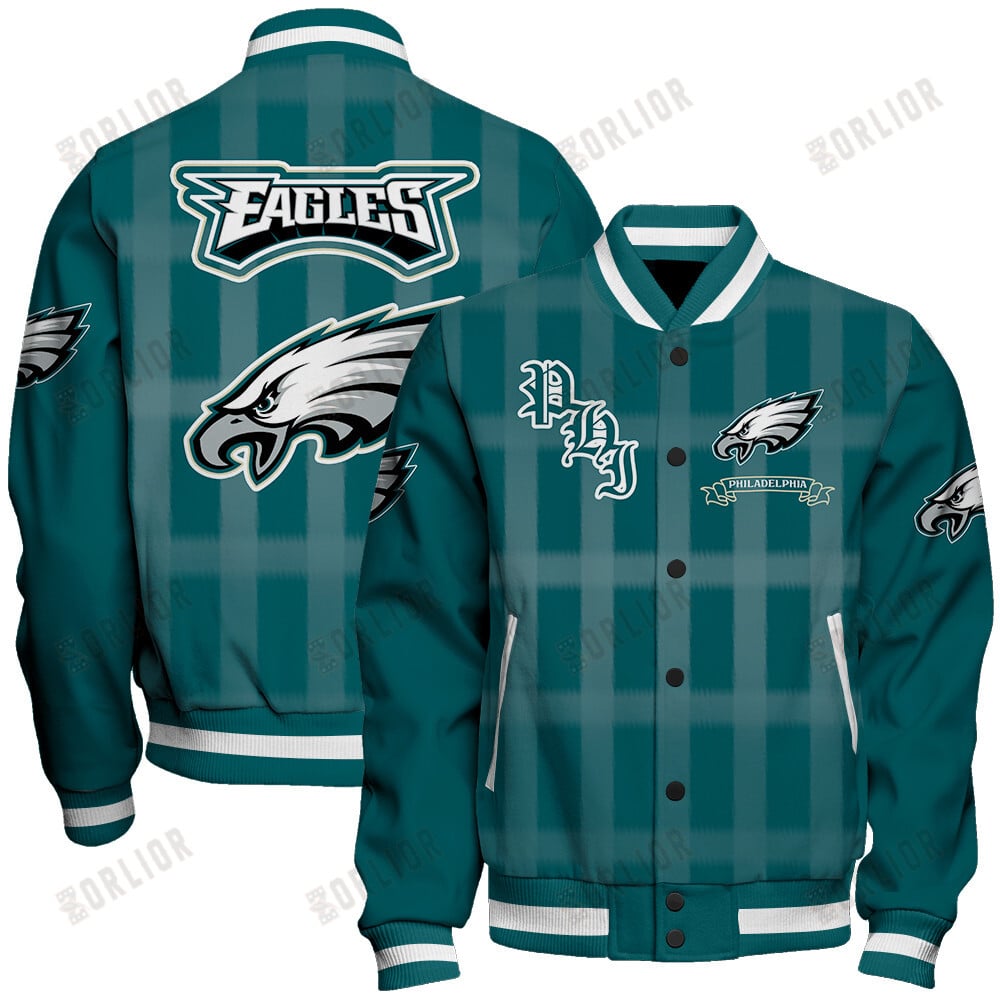 Philadelphia Eagles Football Team 2024 - 25 Unforgettable Memories Unisex Varsity Jacket