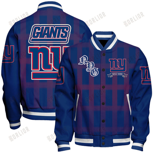 New York Giants Football Team 2024 - 25 Unforgettable Memories Unisex Varsity Jacket