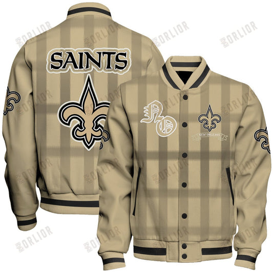 New Orleans Saints Football Team 2024 - 25 Unforgettable Memories Unisex Varsity Jacket