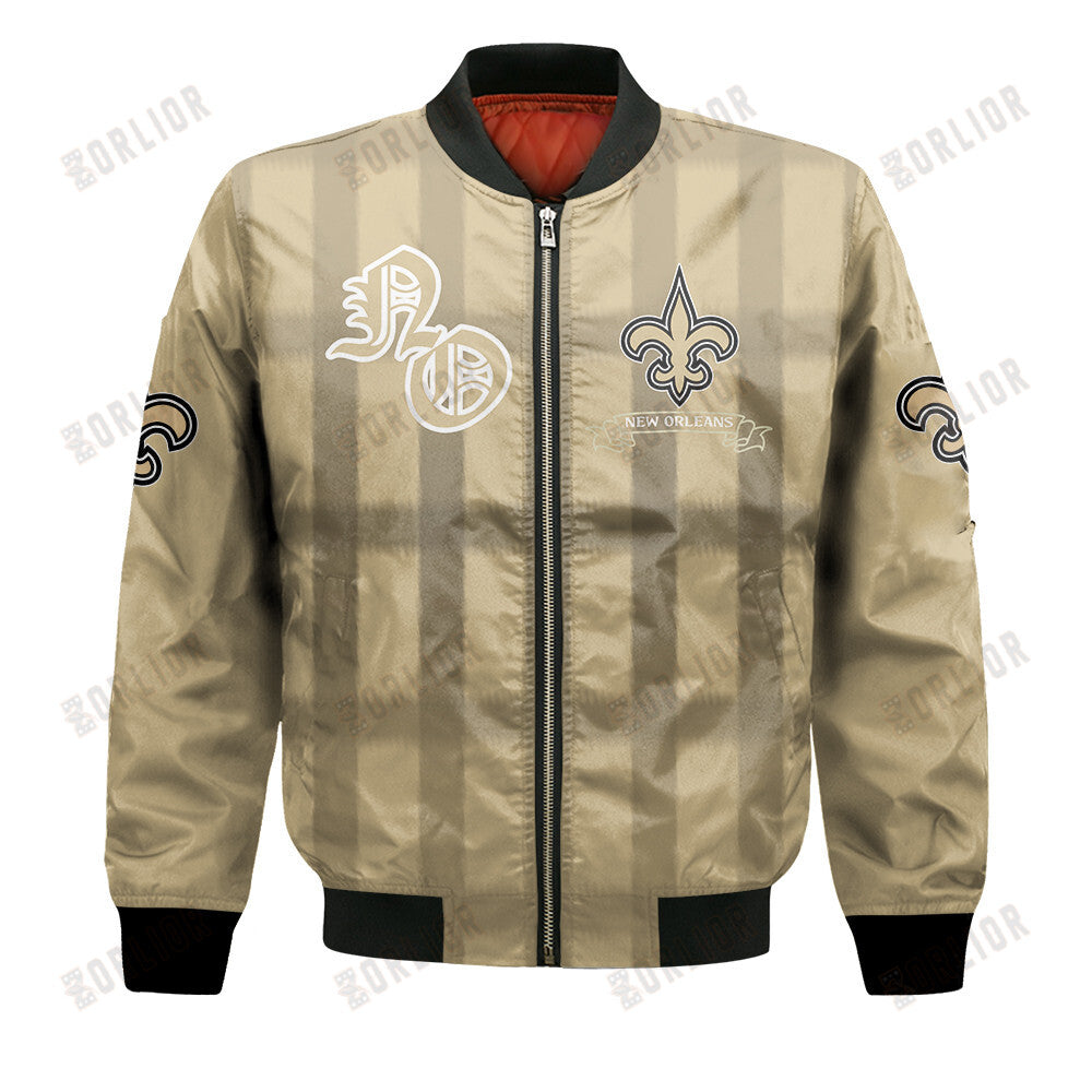 New Orleans Saints Football Team 2024 - 25 Unforgettable Memories Bomber Jacket