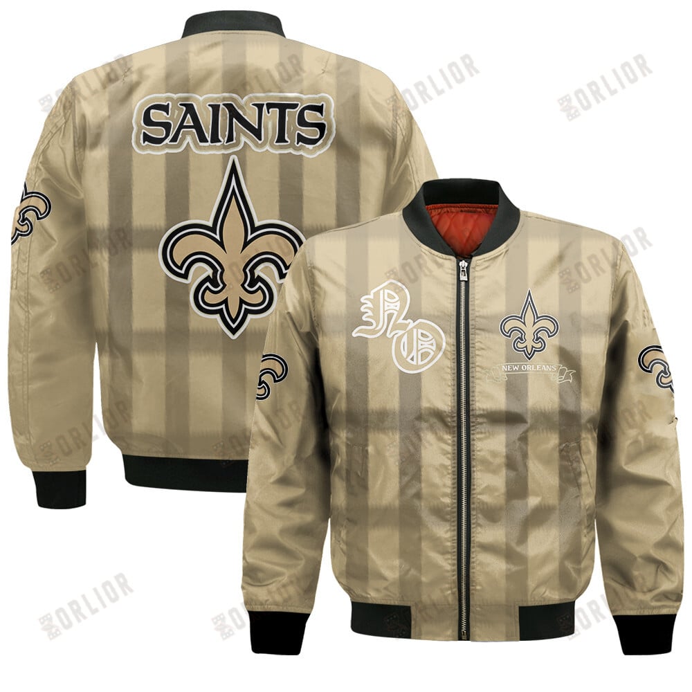 New Orleans Saints Football Team 2024 - 25 Unforgettable Memories Bomber Jacket