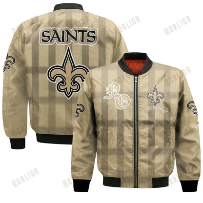 New Orleans Saints Football Team 2024 - 25 Unforgettable Memories Bomber Jacket