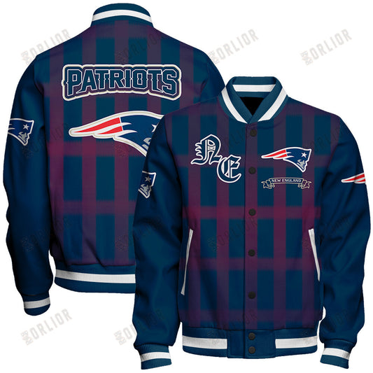 New England Patriots Football Team 2024 - 25 Unforgettable Memories Unisex Varsity Jacket
