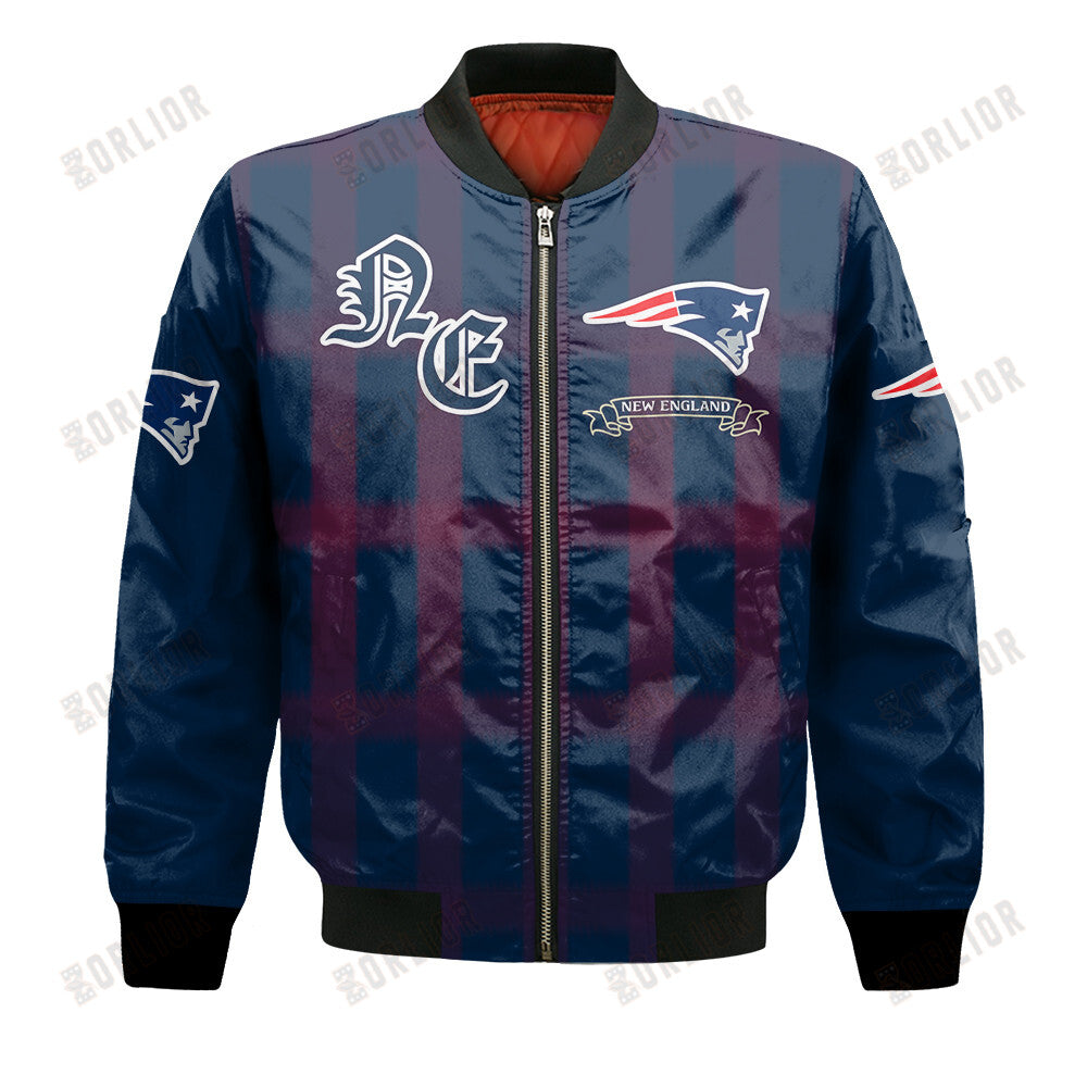 New England Patriots Football Team 2024 - 25 Unforgettable Memories Bomber Jacket