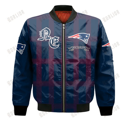 New England Patriots Football Team 2024 - 25 Unforgettable Memories Bomber Jacket