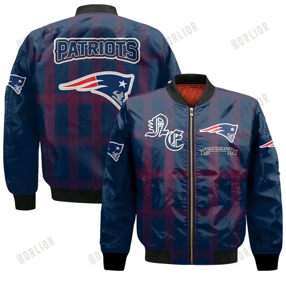 New England Patriots Football Team 2024 - 25 Unforgettable Memories Bomber Jacket