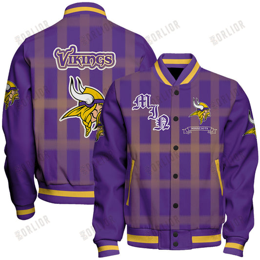 Minnesota Vikings Football Team 2024 - 25 Unforgettable Memories Unisex Varsity Jacket