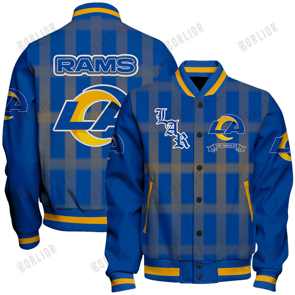 Los Angeles Rams Football Team 2024 - 25 Unforgettable Memories Unisex Varsity Jacket