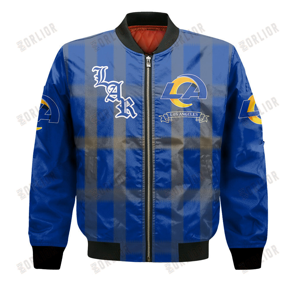 Los Angeles Rams Football Team 2024 - 25 Unforgettable Memories Bomber Jacket