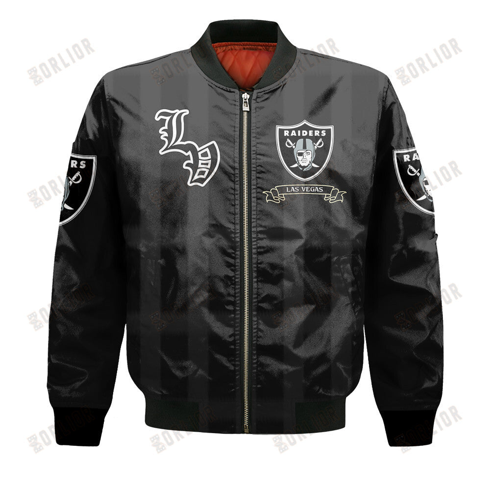 Las Vegas Raiders Football Team 2024 - 25 Unforgettable Memories Bomber Jacket