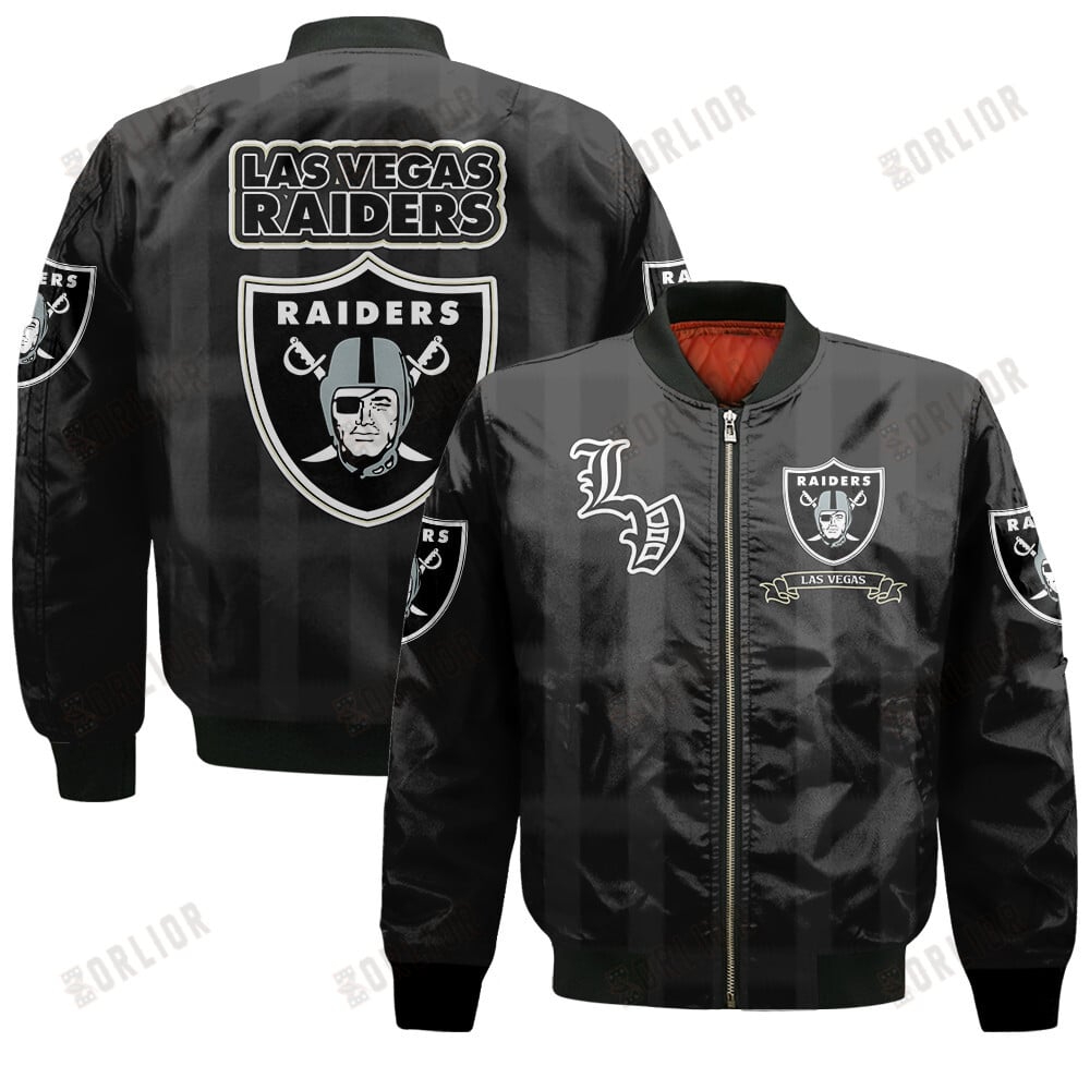 Las Vegas Raiders Football Team 2024 - 25 Unforgettable Memories Bomber Jacket