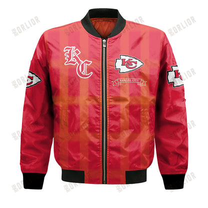 Kansas City Chiefs Football Team 2024 - 25 Unforgettable Memories Bomber Jacket