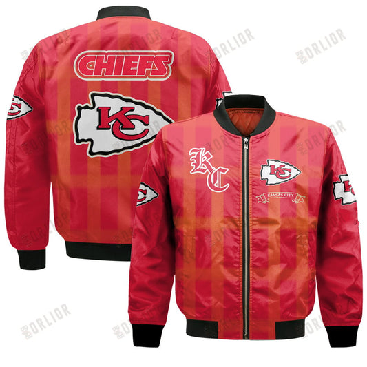 Kansas City Chiefs Football Team 2024 - 25 Unforgettable Memories Bomber Jacket