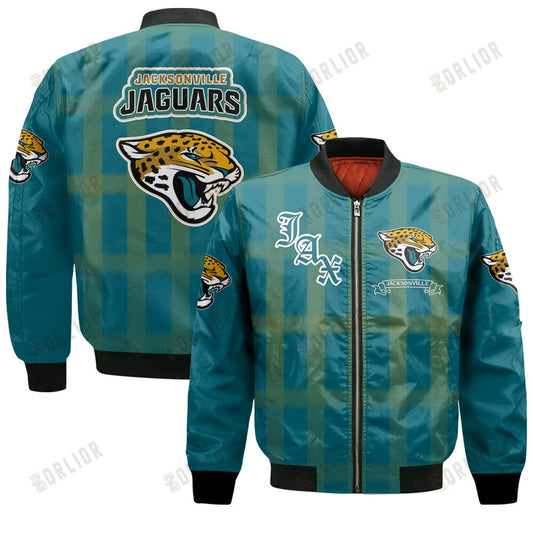 Jacksonville Jaguars Football Team 2024 - 25 Unforgettable Memories Bomber Jacket