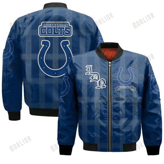Indianapolis Colts Football Team 2024 - 25 Unforgettable Memories Bomber Jacket