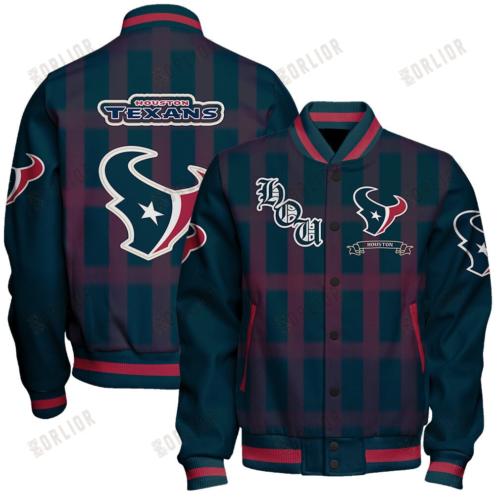 Houston Texans Football Team 2024 - 25 Unforgettable Memories Unisex Varsity Jacket