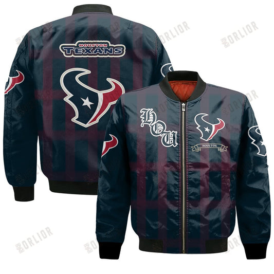 Houston Texans Football Team 2024 - 25 Unforgettable Memories Bomber Jacket