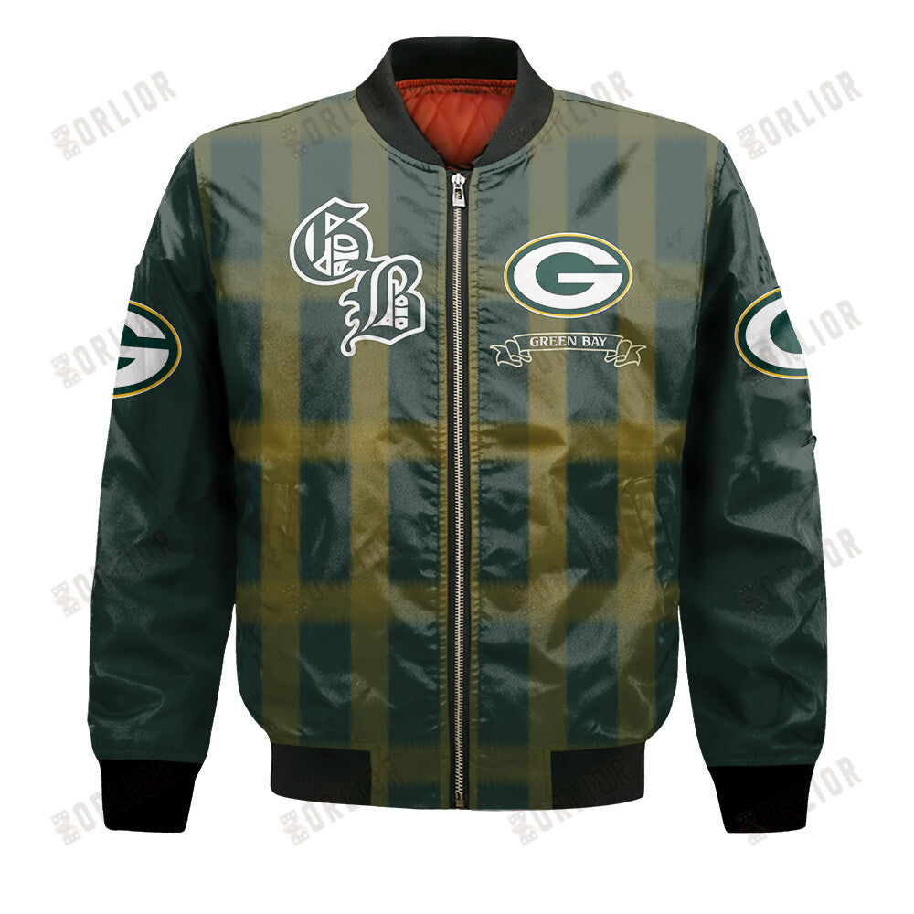 Green Bay Packers Football Team 2024 - 25 Unforgettable Memories Bomber Jacket