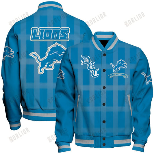 Detroit Lions Football Team 2024 - 25 Unforgettable Memories Unisex Varsity Jacket