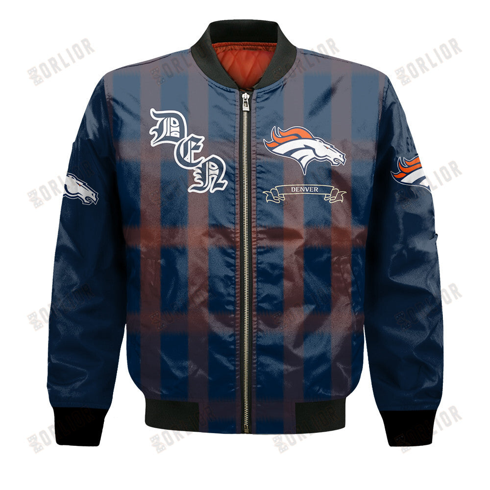 Denver Broncos Football Team 2024 - 25 Unforgettable Memories Bomber Jacket