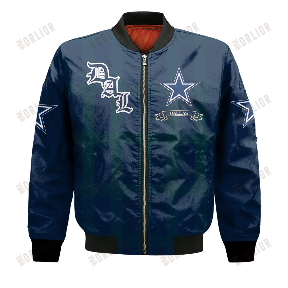 Dallas Cowboys Football Team 2024 - 25 Unforgettable Memories Bomber Jacket