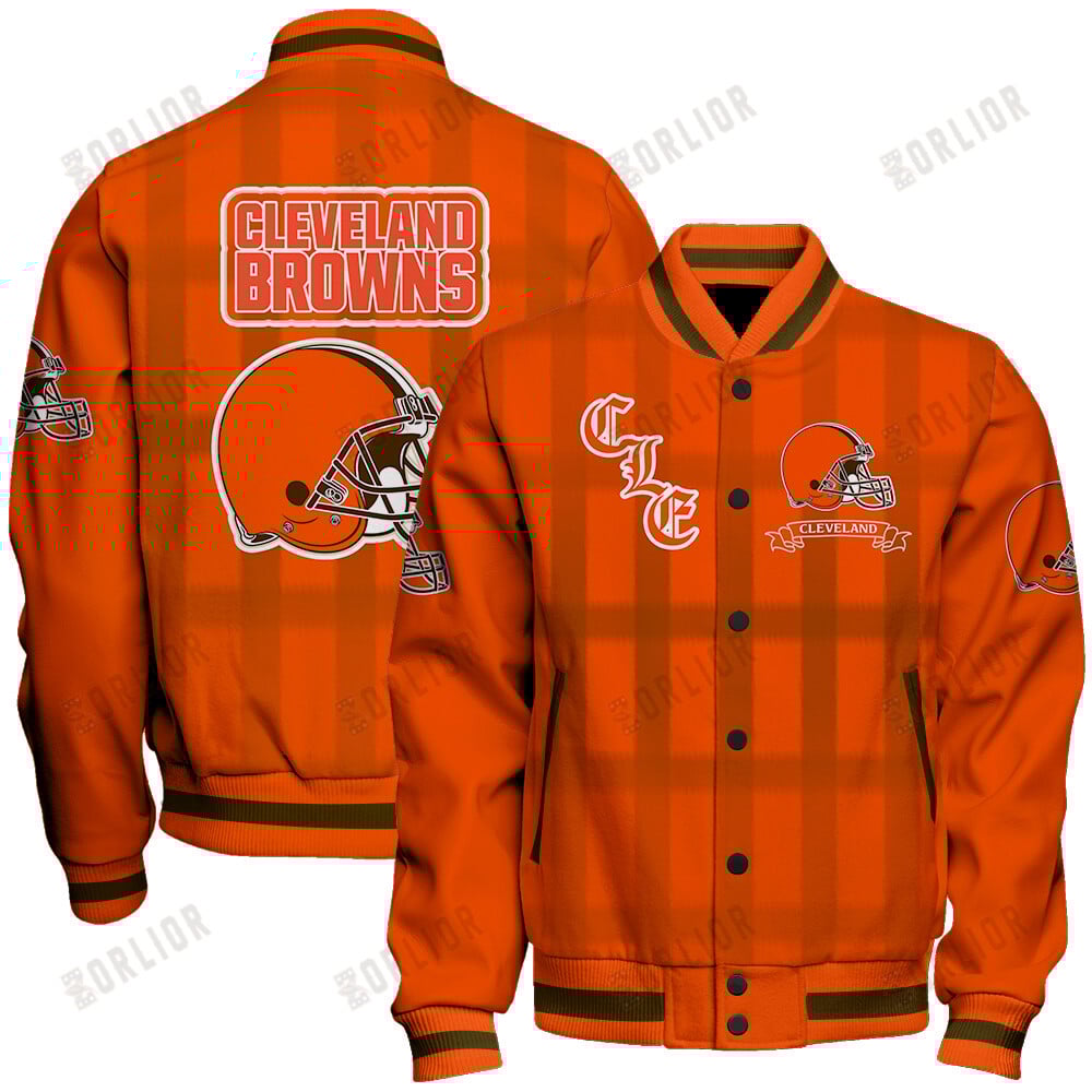 Cleveland Browns Football Team 2024 - 25 Unforgettable Memories Unisex Varsity Jacket