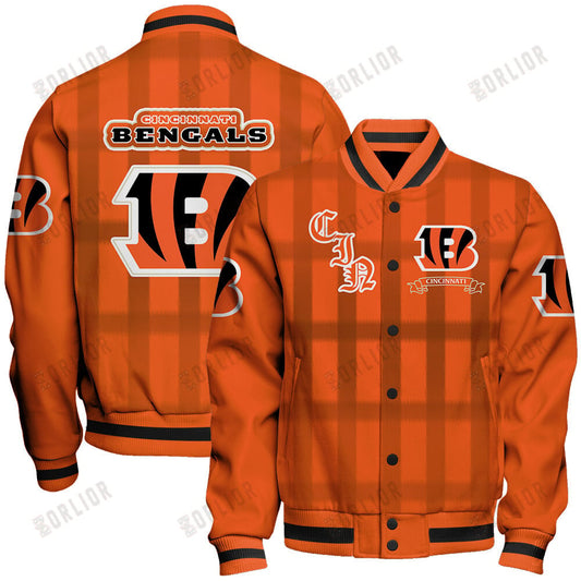 Cincinnati Bengals Football Team 2024 - 25 Unforgettable Memories Unisex Varsity Jacket