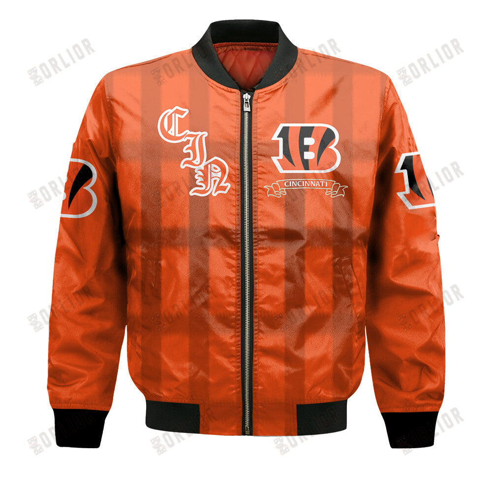 Cincinnati Bengals Football Team 2024 - 25 Unforgettable Memories Bomber Jacket