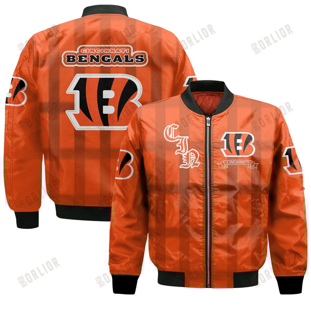 Cincinnati Bengals Football Team 2024 - 25 Unforgettable Memories Bomber Jacket