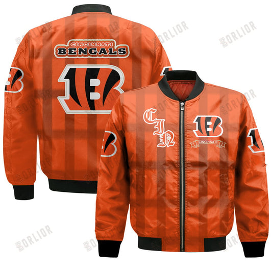Cincinnati Bengals Football Team 2024 - 25 Unforgettable Memories Bomber Jacket