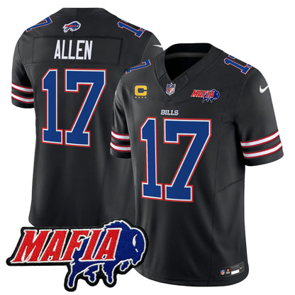 Buffalo Bills 2024 Bills Mafia Patch Vapor Limited Jersey - All Stitched