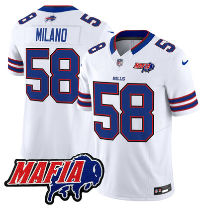 Buffalo Bills 2024 Bills Mafia Patch Vapor Limited Jersey - All Stitched