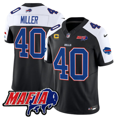 Buffalo Bills 2024 Bills Mafia Patch Vapor Limited Jersey - All Stitched