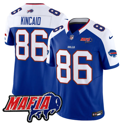 Buffalo Bills 2024 Bills Mafia Patch Vapor Limited Jersey - All Stitched